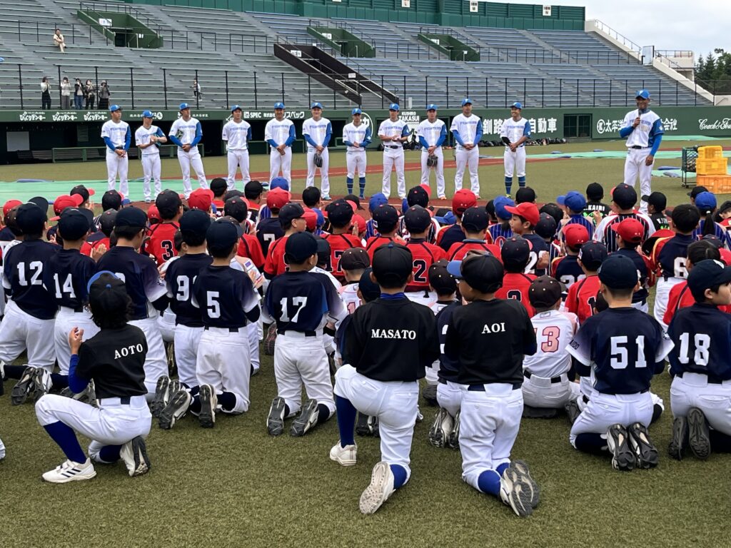 北海道日本ハムファイターズ ファーム公式戦(ミシマホームゲーム)を開催しました